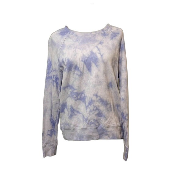 ATHLETA Women Size Small Tie Dye Crewneck Long Sleeve Sweatshirt Athleisure - Picture 1 of 10